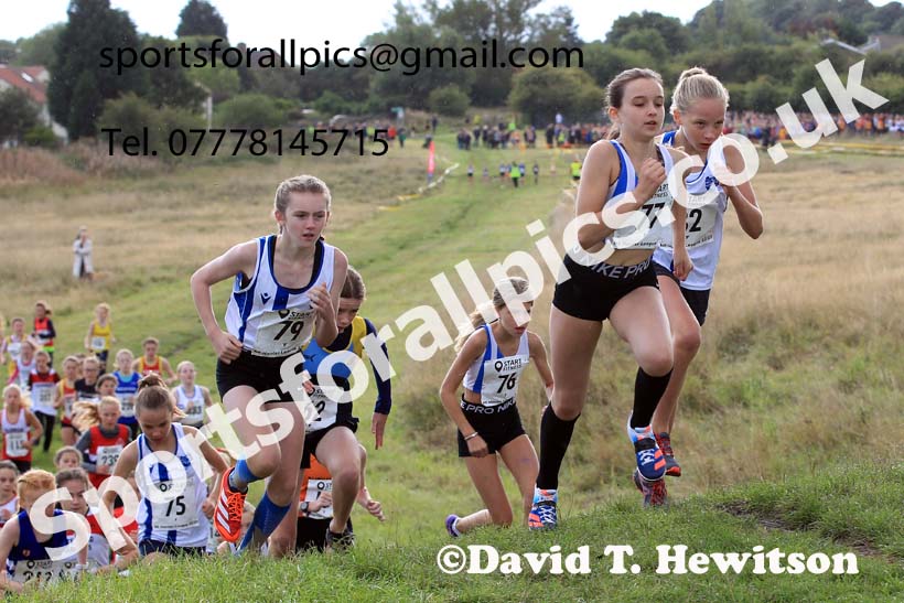 Girls under-13s, 2022 Start Fitness NEHL, Wrekenton. Photo: David T. Hewitson/Sports for All Pics